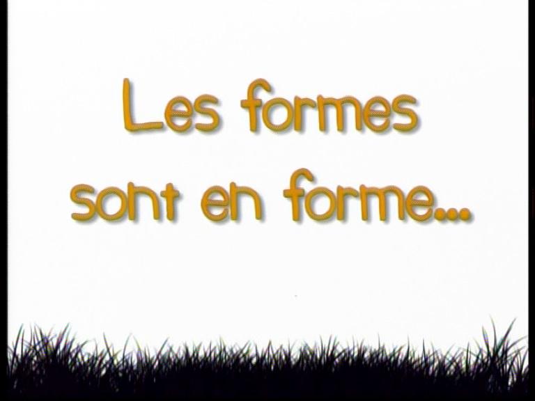 Illustration Les formes sont en forme